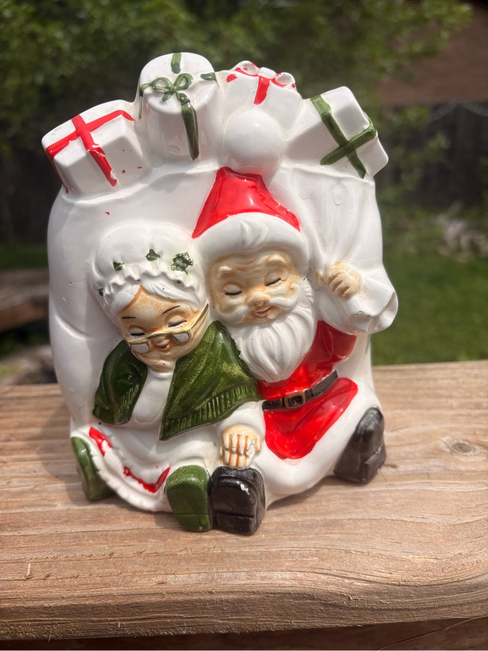 Vintage Santa Planter